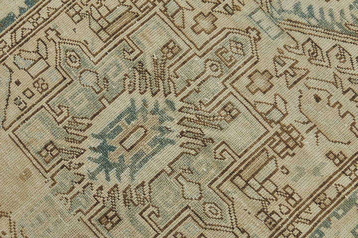 3x12 Antique Persian Heriz Rug - 50069