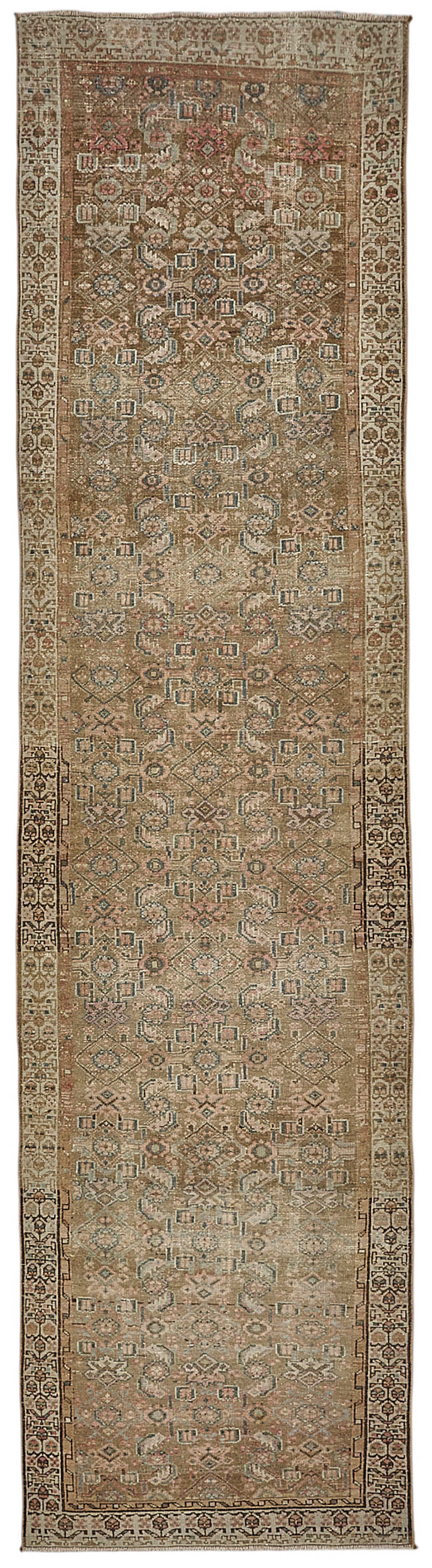 3x13 Antique Persian Mahal Rug - 50072