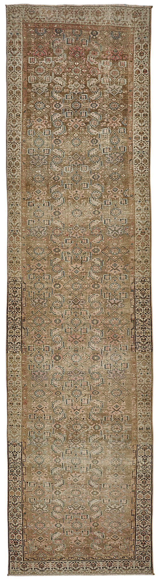 3x13 Antique Persian Mahal Rug - 50072