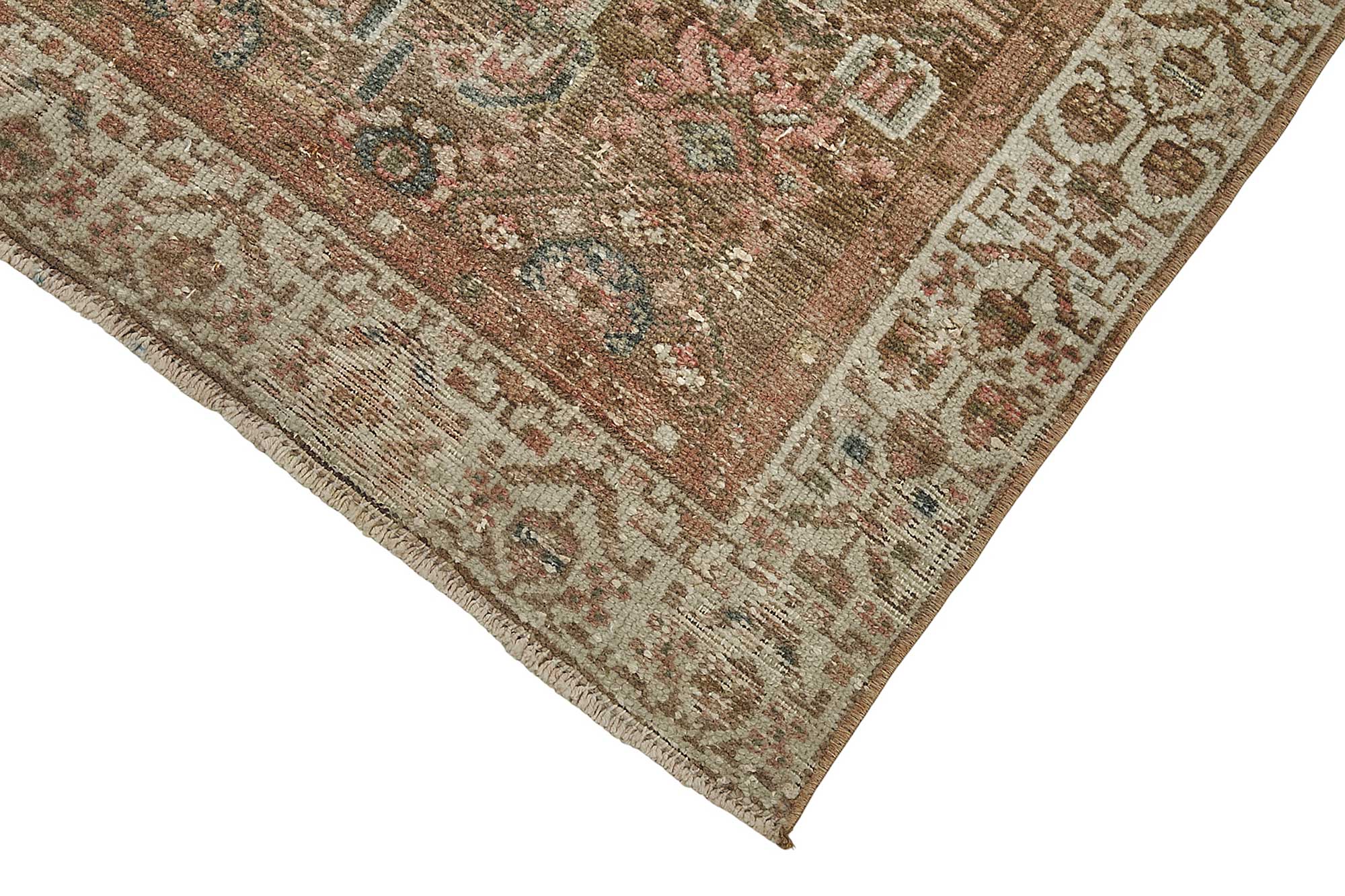 3x13 Antique Persian Mahal Rug - 50072