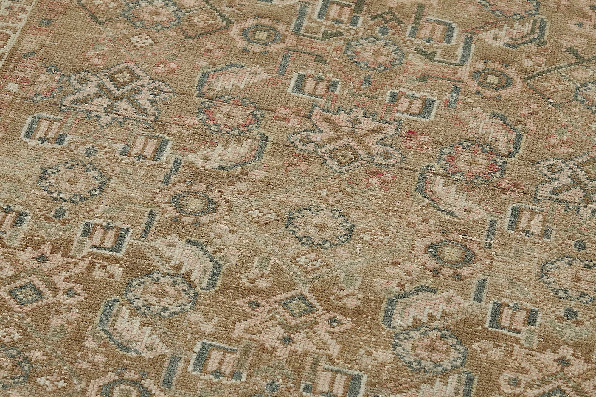 3x13 Antique Persian Mahal Rug - 50072