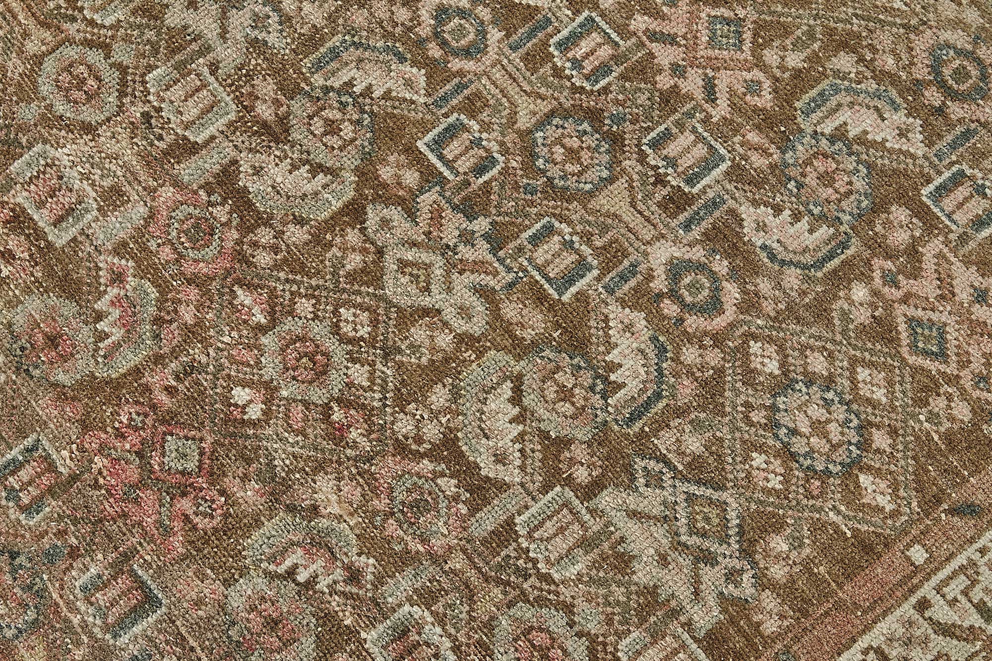 3x13 Antique Persian Mahal Rug - 50072