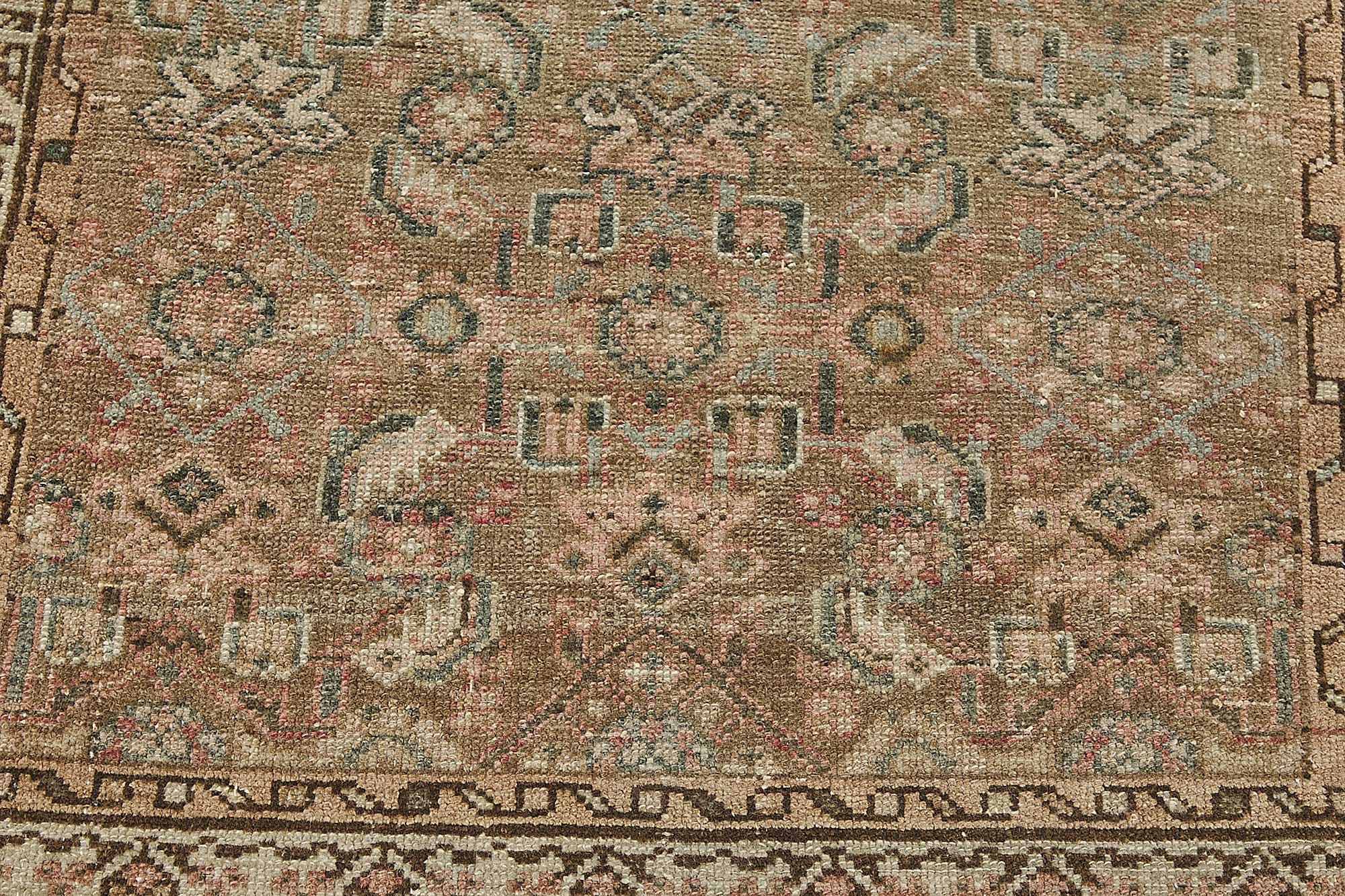3x13 Antique Persian Mahal Rug - 50072