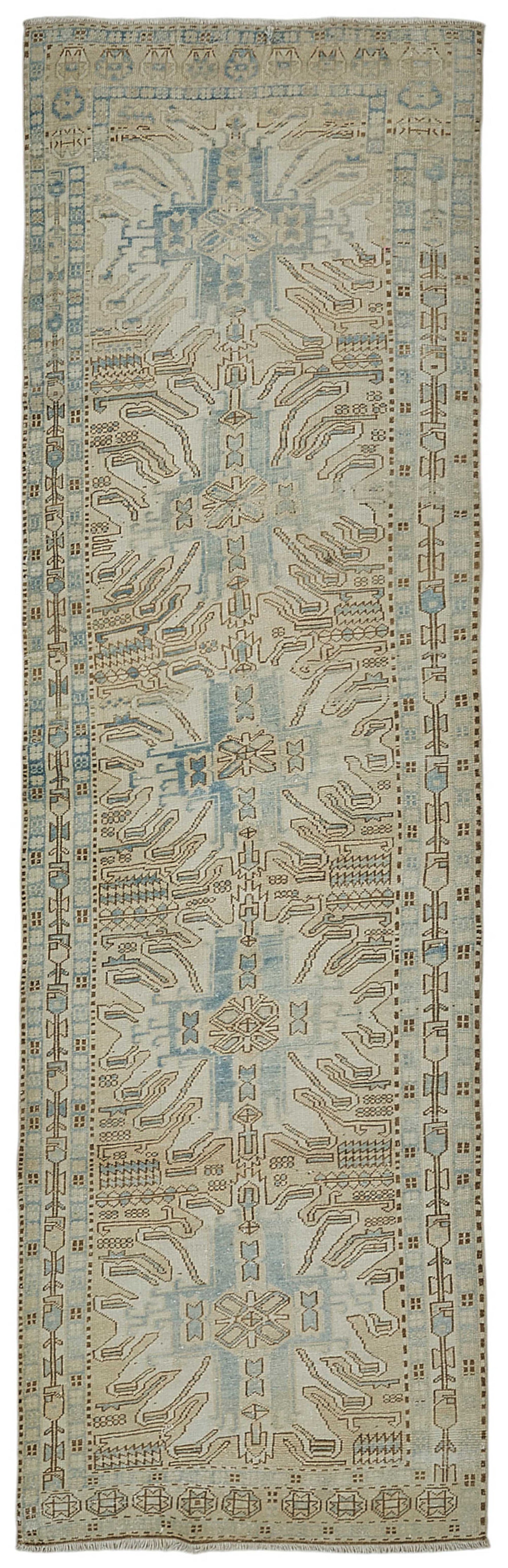 3x11 Antique Caucasian Kazak Rug - 50074