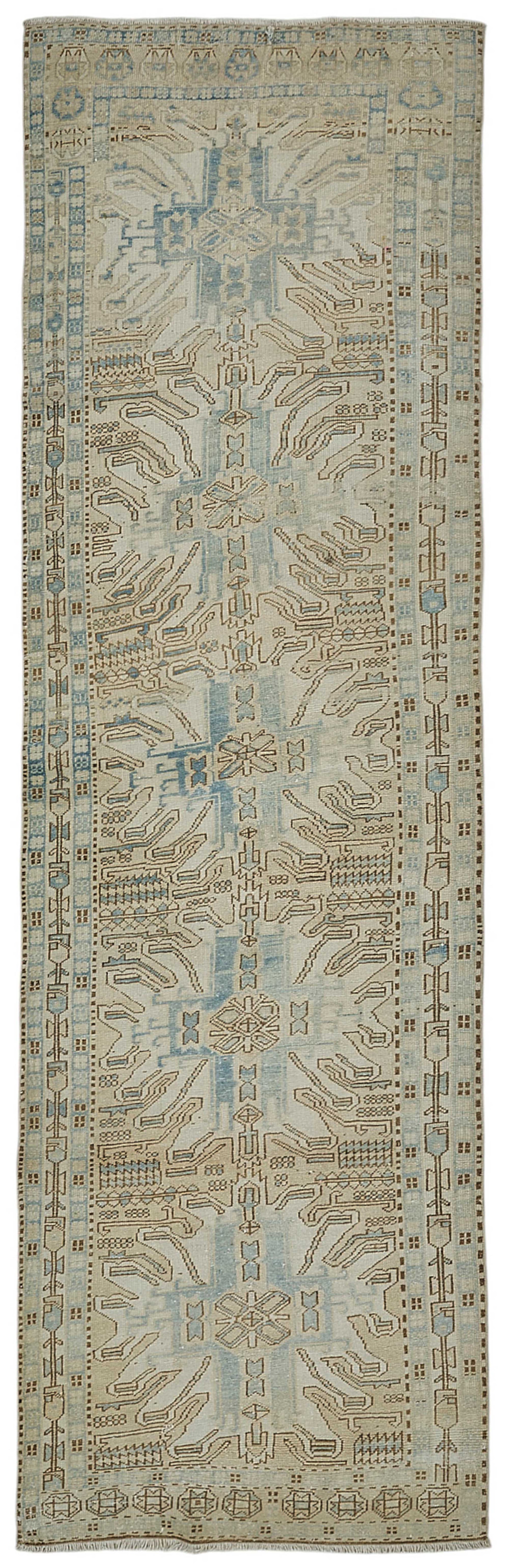 3x11 Antique Caucasian Kazak Rug - 50074