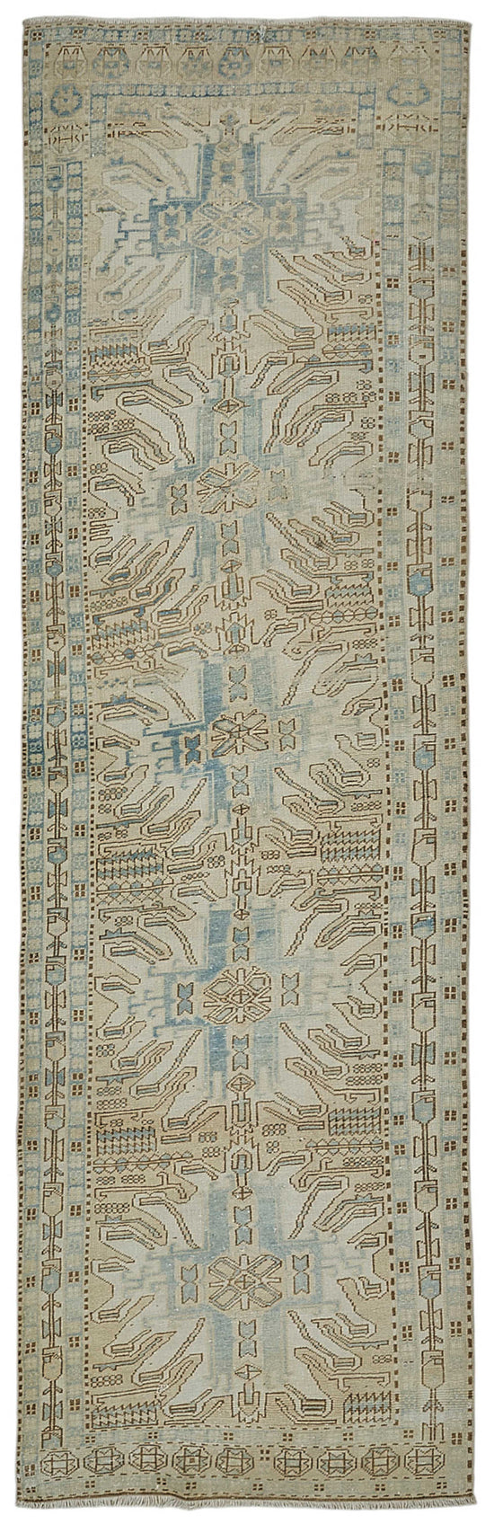 3x11 Antique Caucasian Kazak Rug - 50074