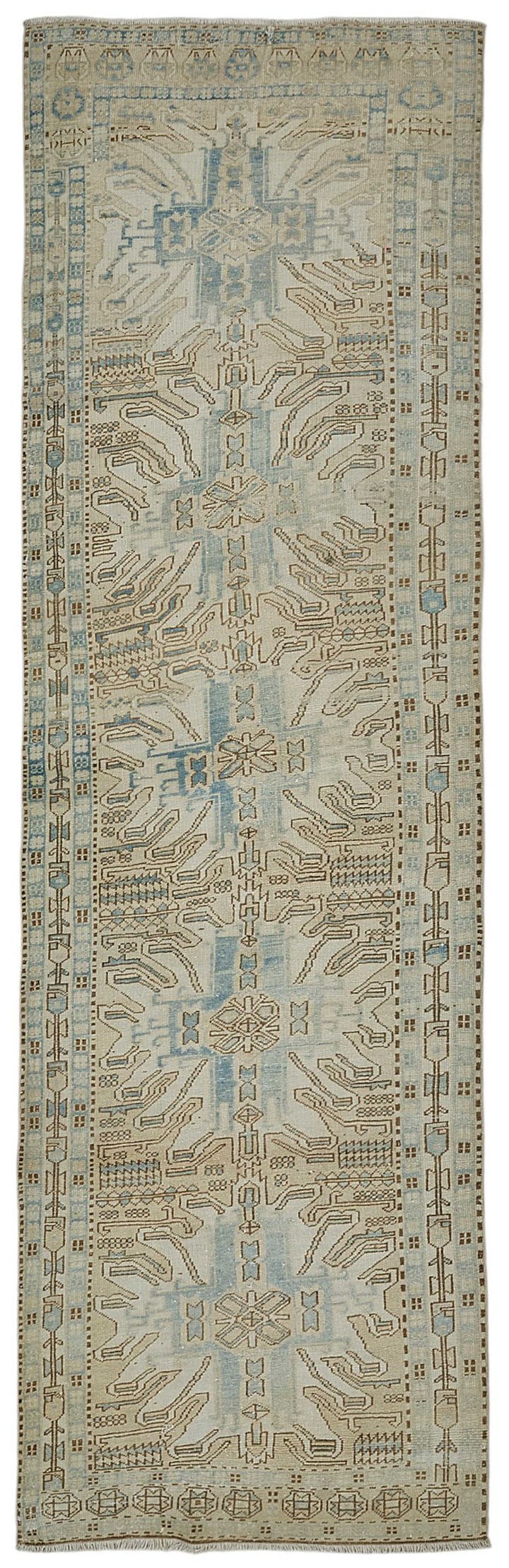 3x11 Antique Caucasian Kazak Rug - 50074