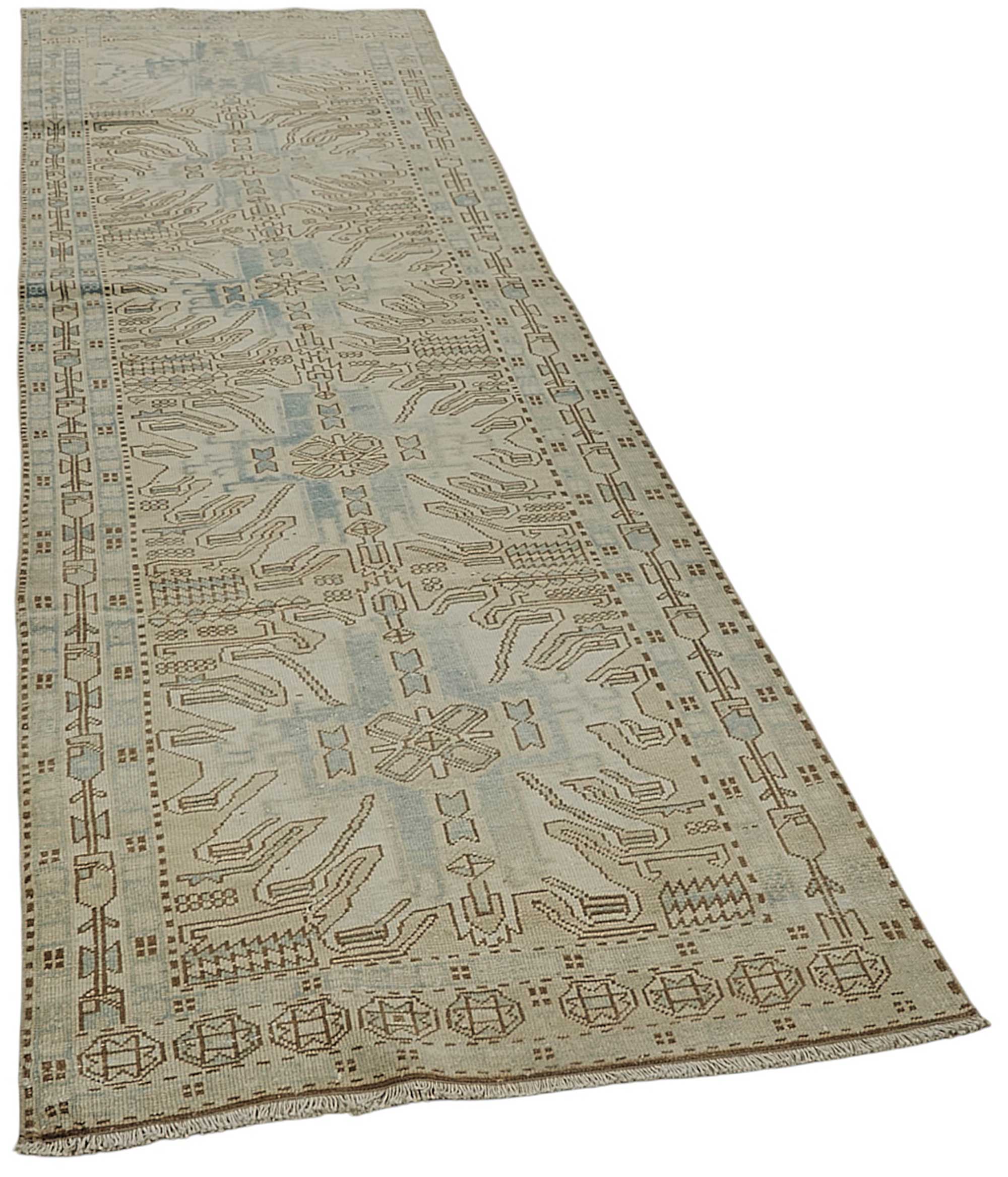 3x11 Antique Caucasian Kazak Rug - 50074