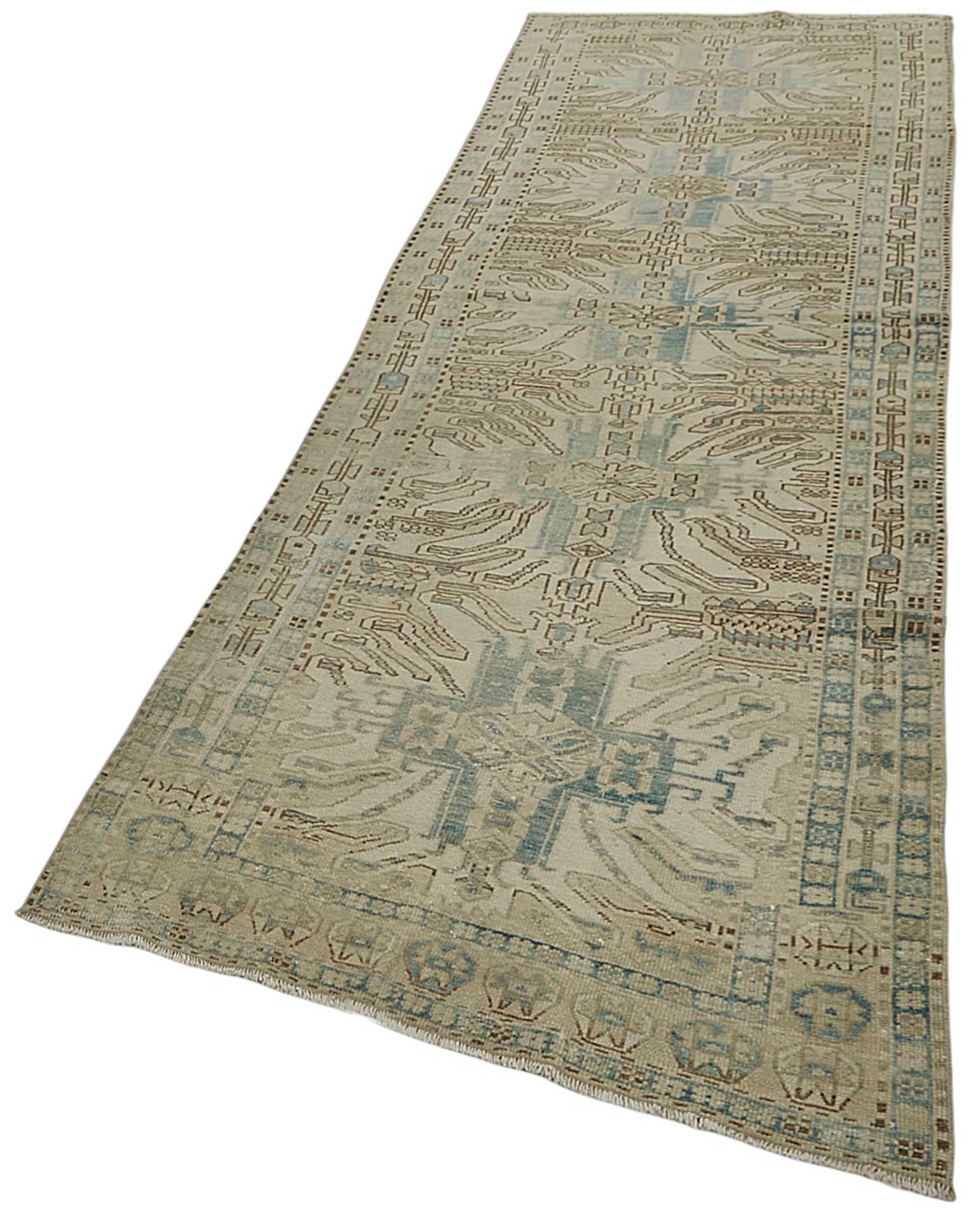 3x11 Antique Caucasian Kazak Rug - 50074