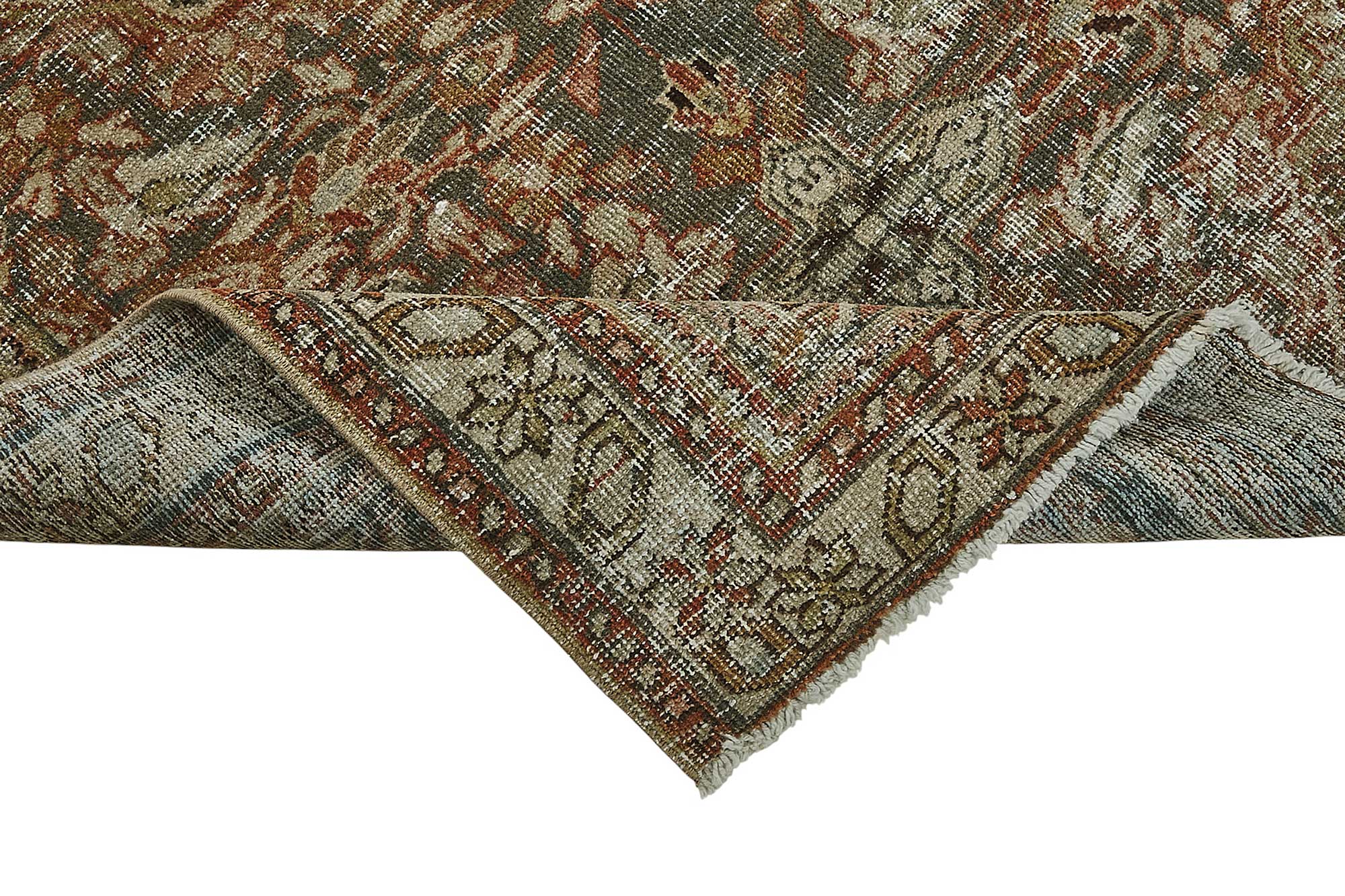 4x6 Antique Persian Sarouk Rug - 50075