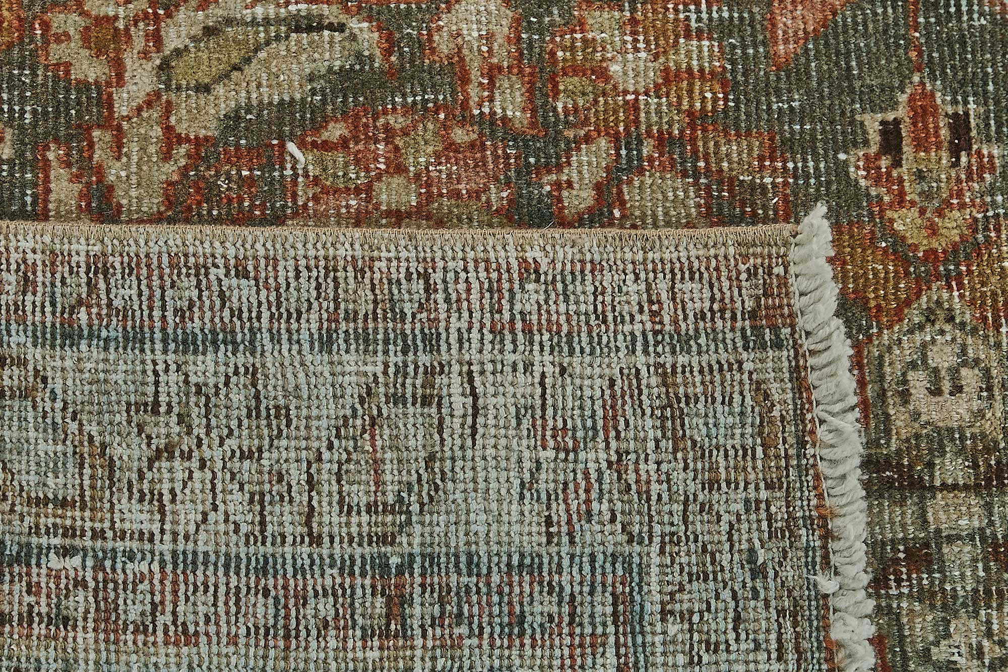 4x6 Antique Persian Sarouk Rug - 50075