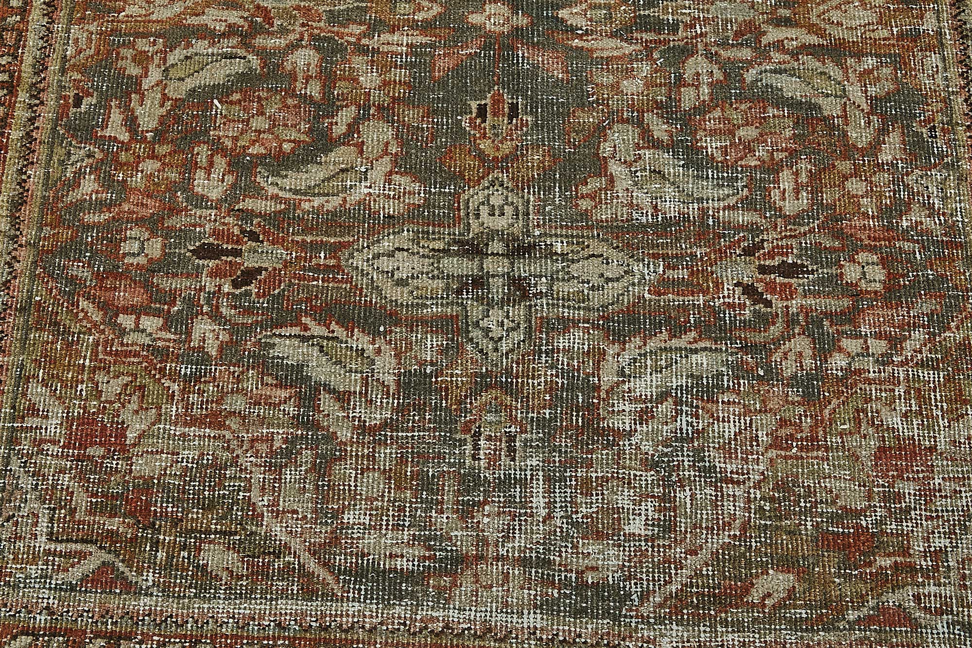 4x6 Antique Persian Sarouk Rug - 50075