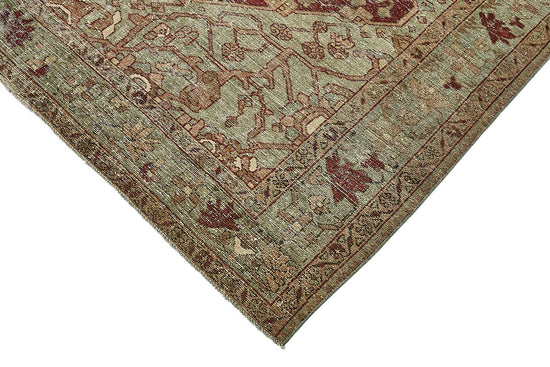 7x9 Antique Persian Heriz Rug - 50076