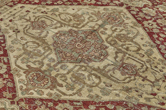 7x9 Antique Persian Heriz Rug - 50076