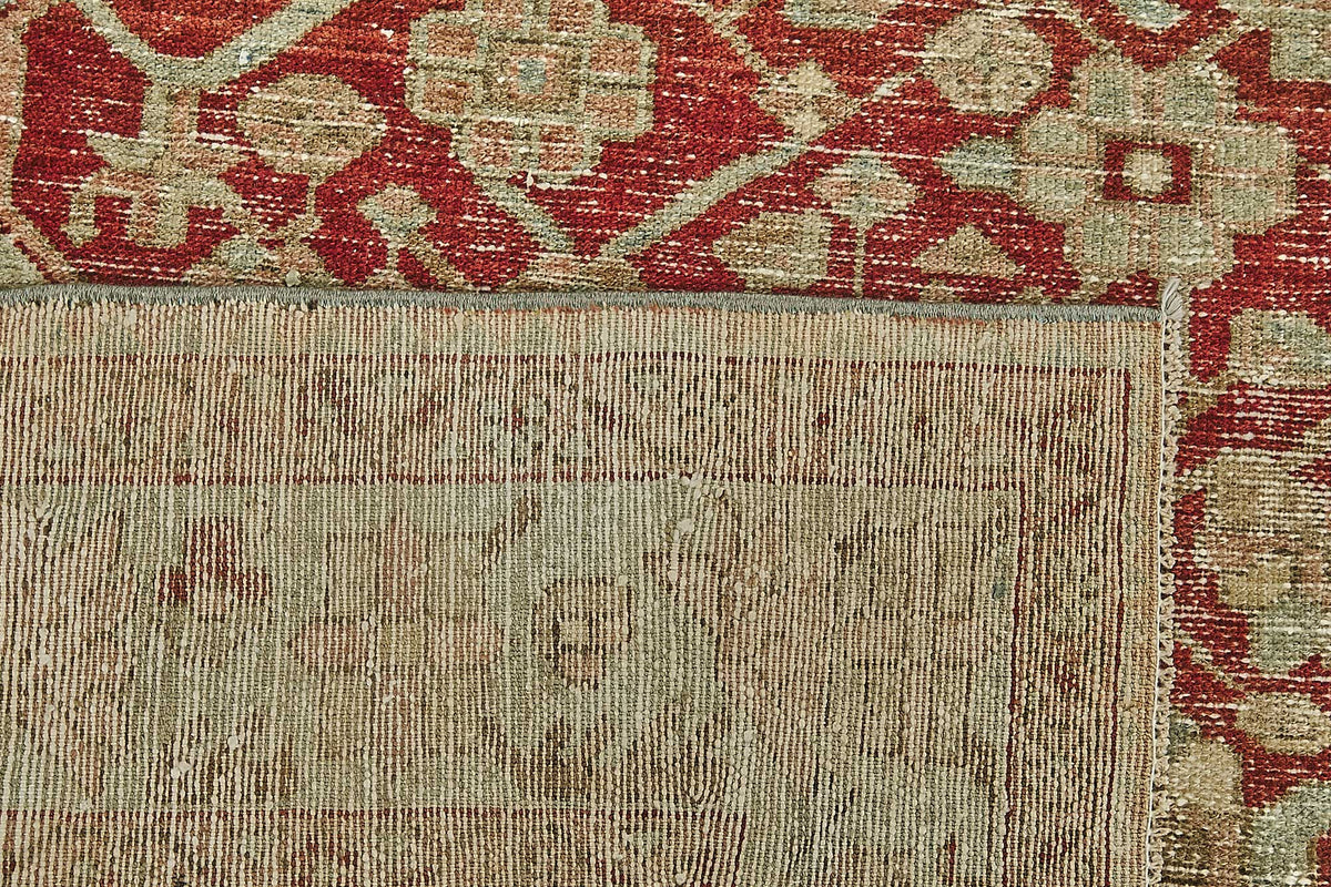 7x9 Antique Persian Heriz Rug - 50076