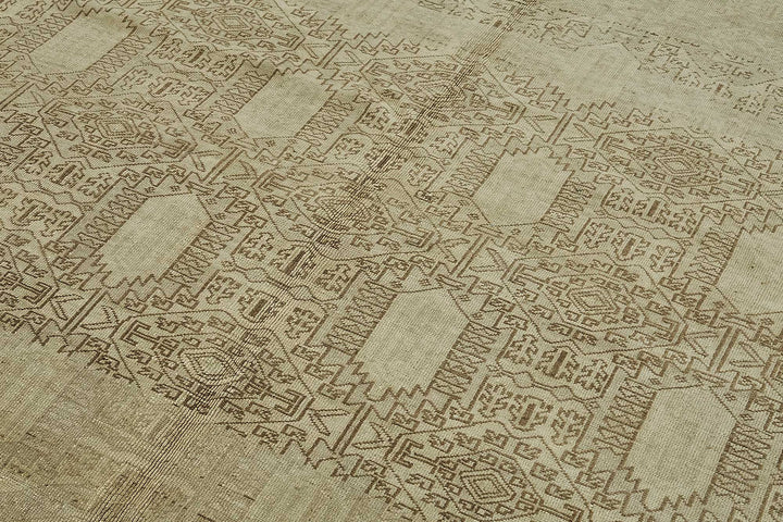7x10 Antique Persian Bijar Rug - 50077