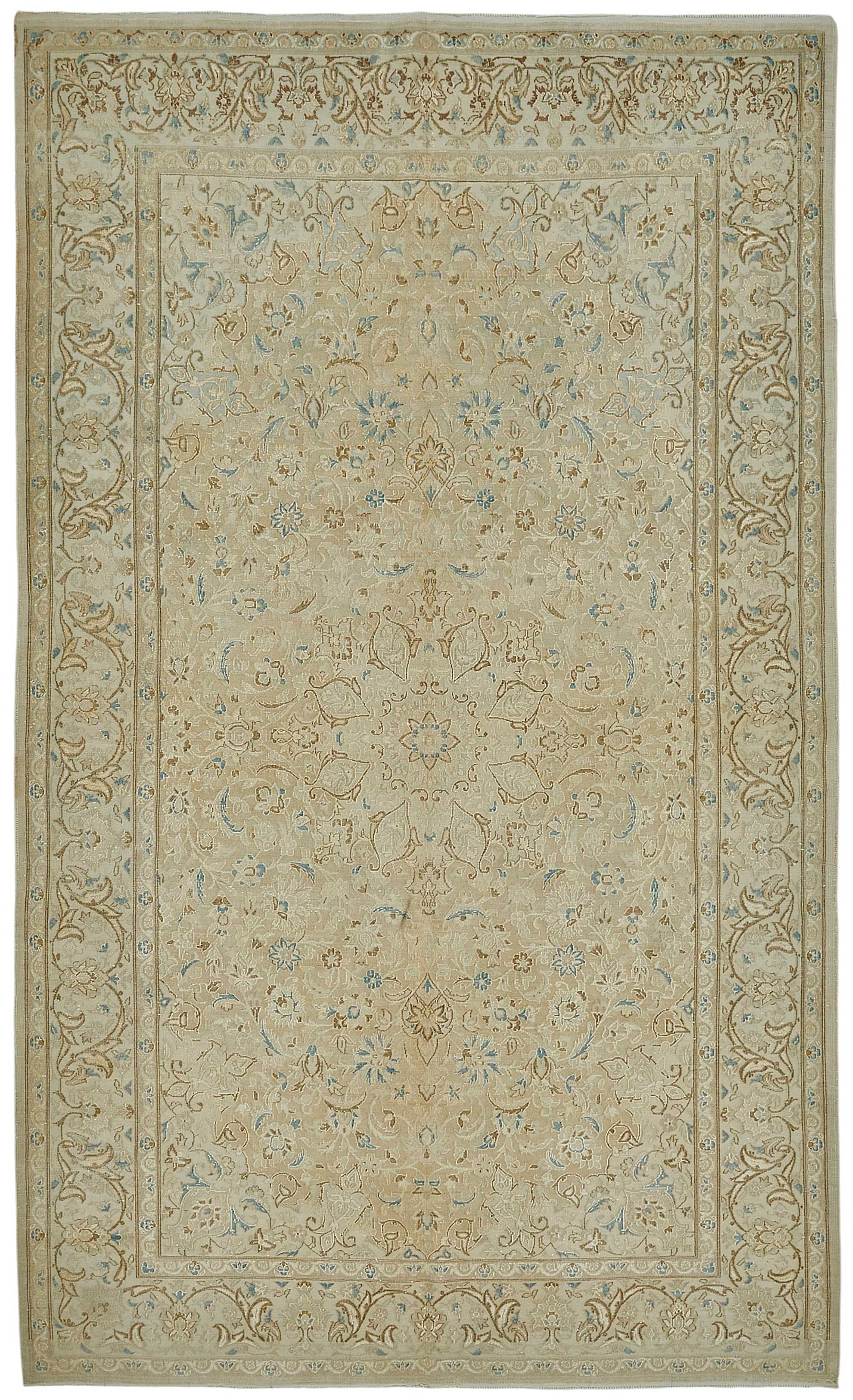 5x9 Antique Persian Tabriz Rug - 50080
