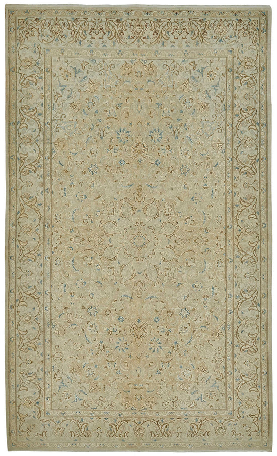 5x9 Antique Persian Tabriz Rug - 50080