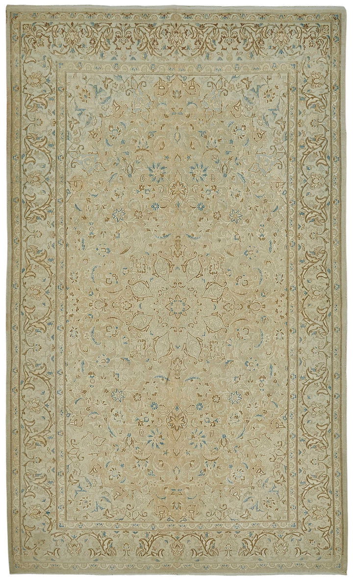 5x9 Antique Persian Tabriz Rug - 50080
