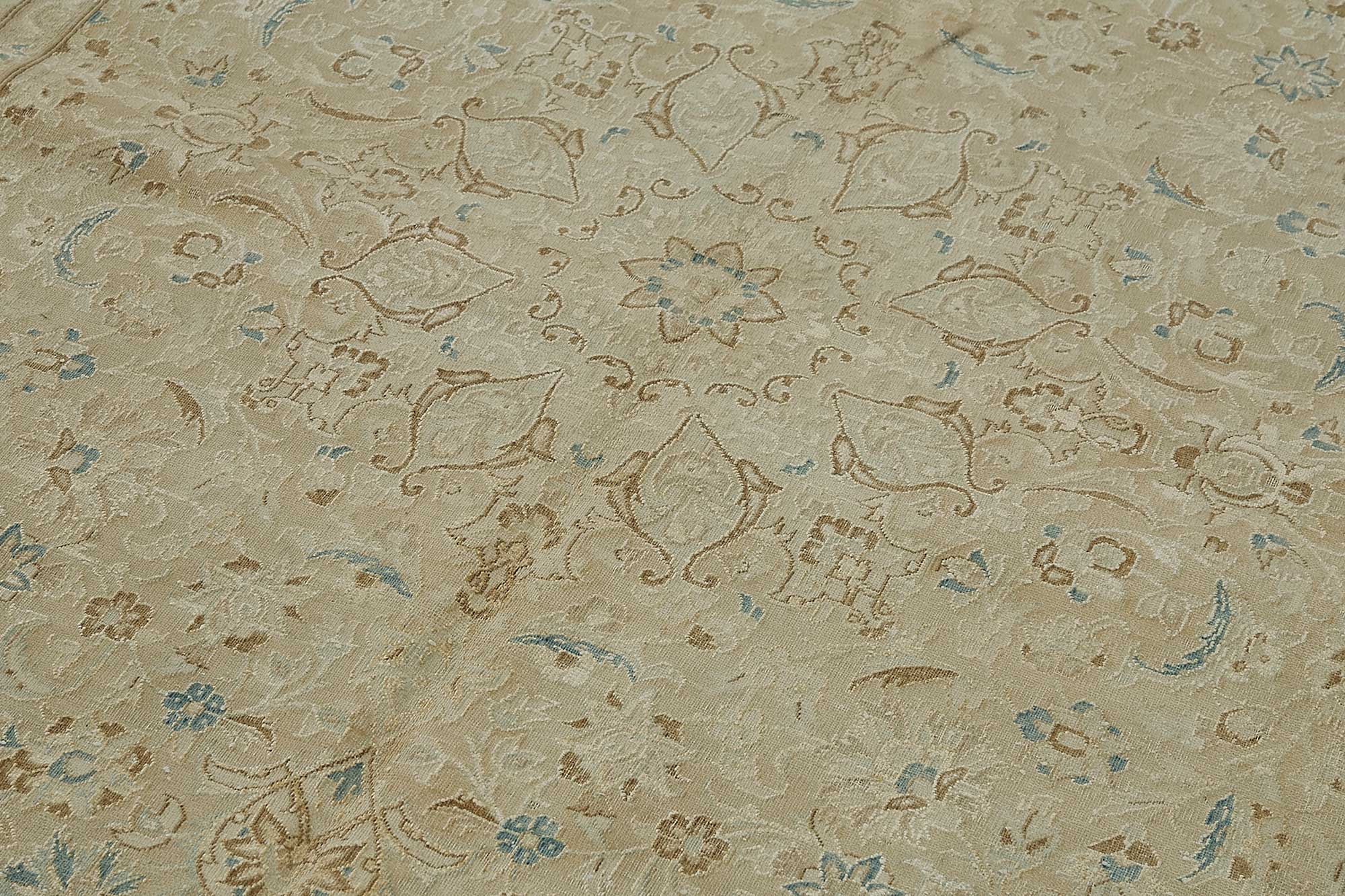 5x9 Antique Persian Tabriz Rug - 50080