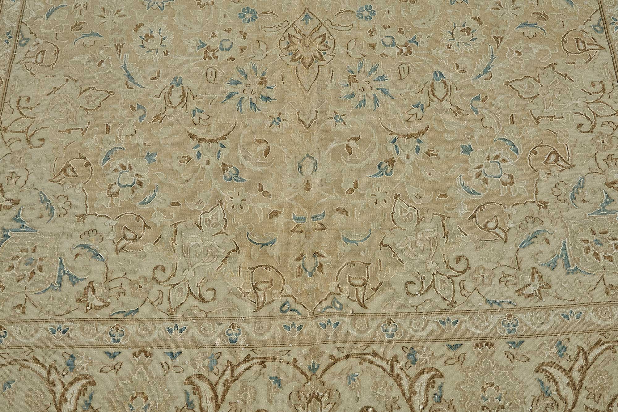 5x9 Antique Persian Tabriz Rug - 50080