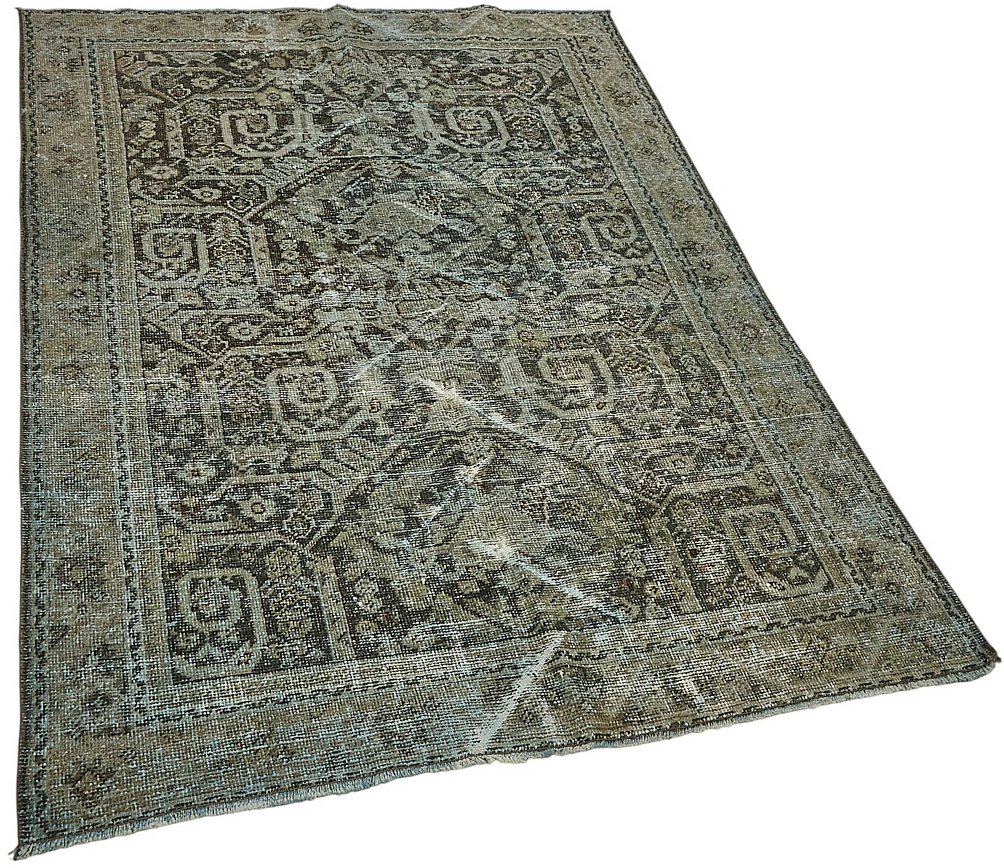 4x6 Antique Persian Kurdish Rug - 50081