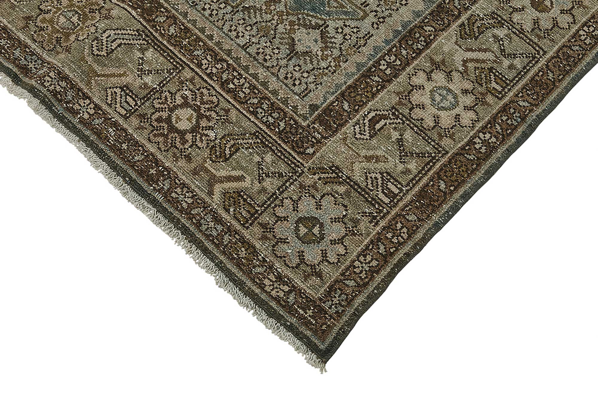 4x6 Antique Persian Heriz Rug - 50082