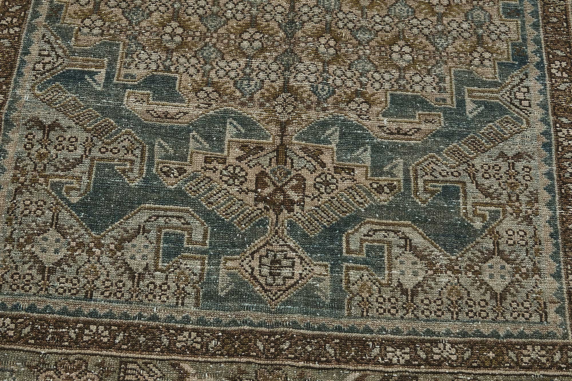 4x6 Antique Persian Heriz Rug - 50082