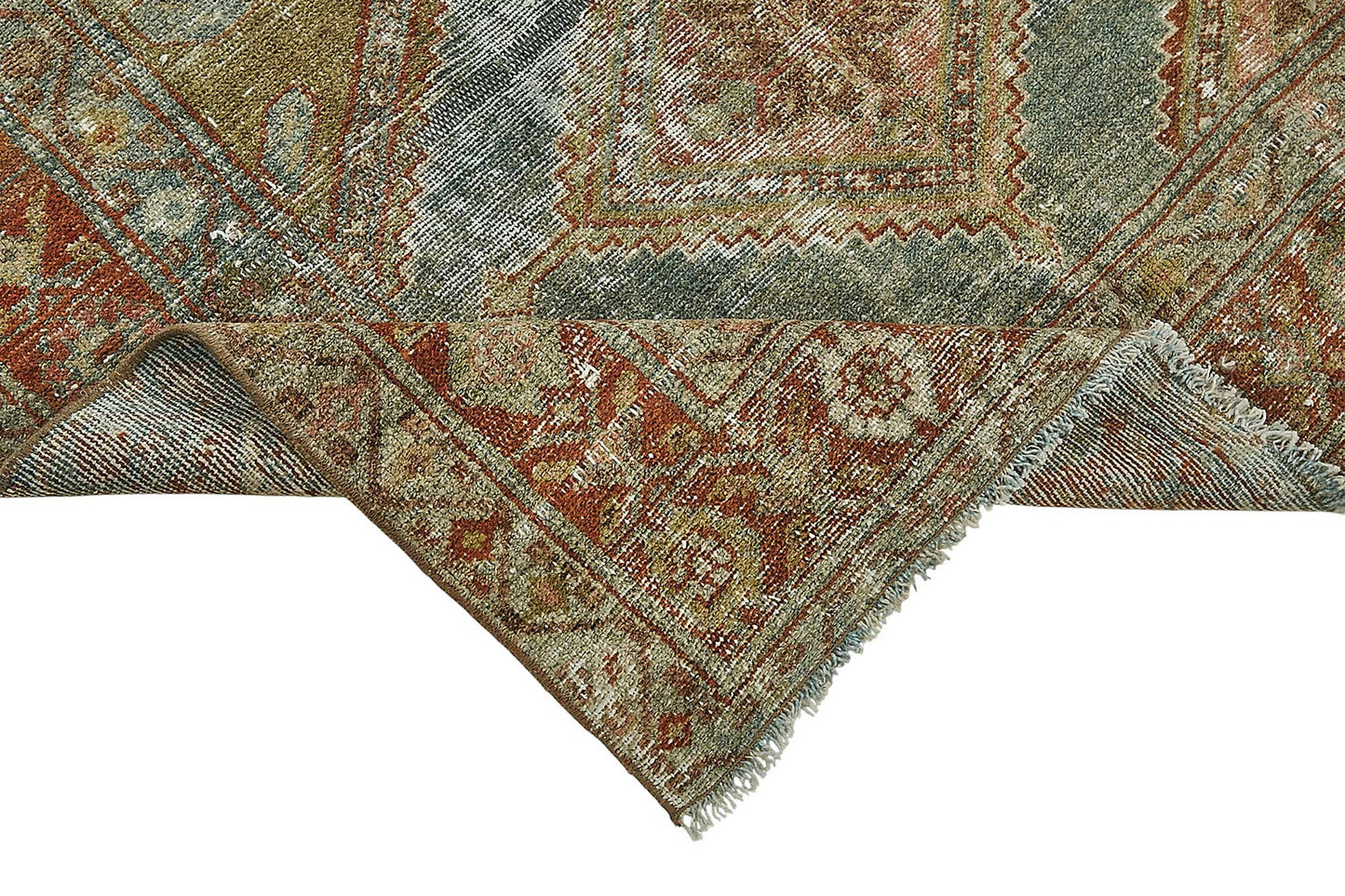 4x6 Antique Persian Heriz Rug - 50083