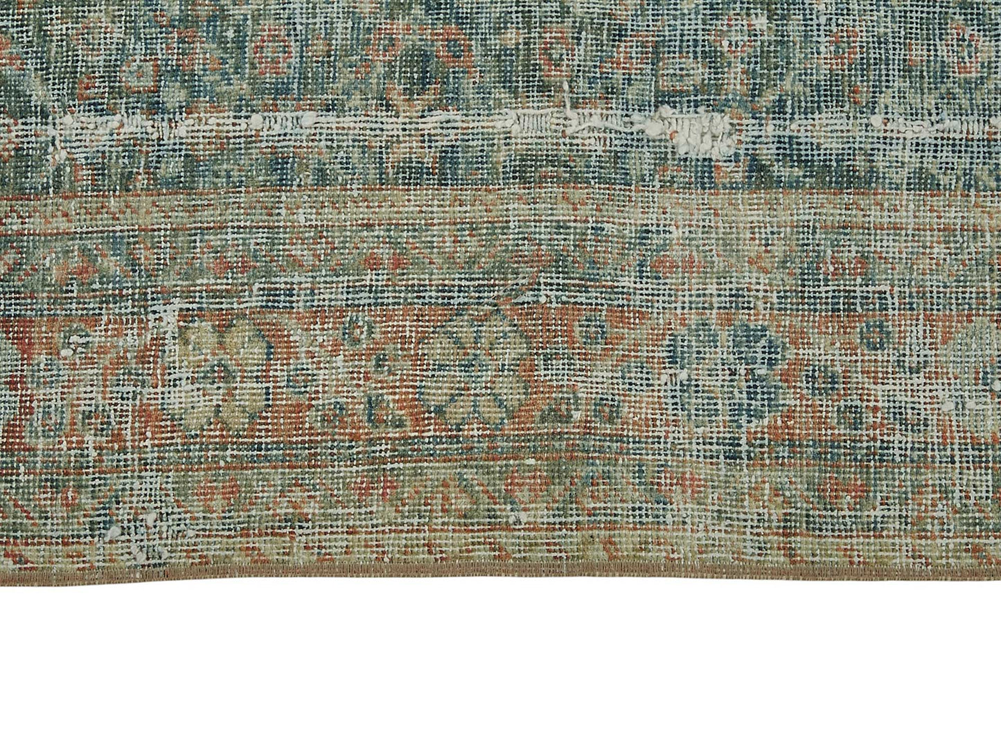 4x6 Antique Persian Tabriz Rug - 50084