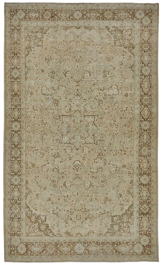 11x17 Antique Persian Tabriz Rug - 50085