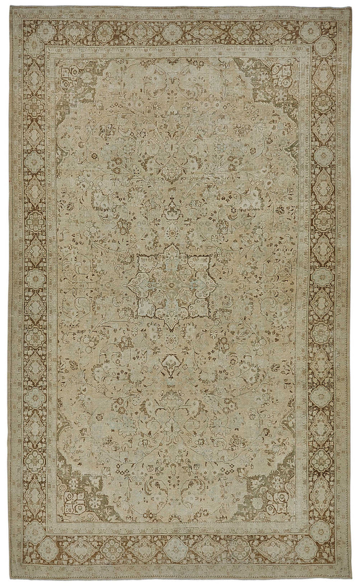 11x17 Antique Persian Tabriz Rug - 50085