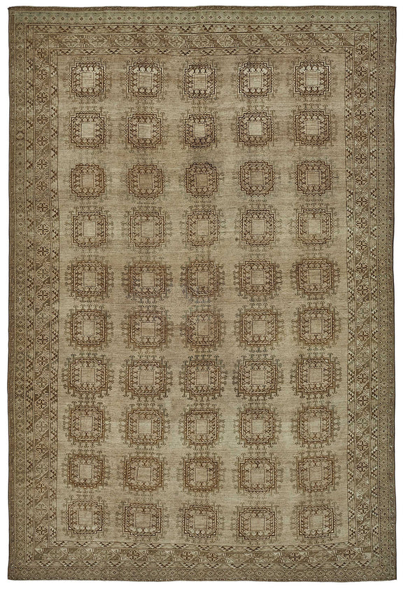 10x16 Antique Persian Bokhara Rug - 50086