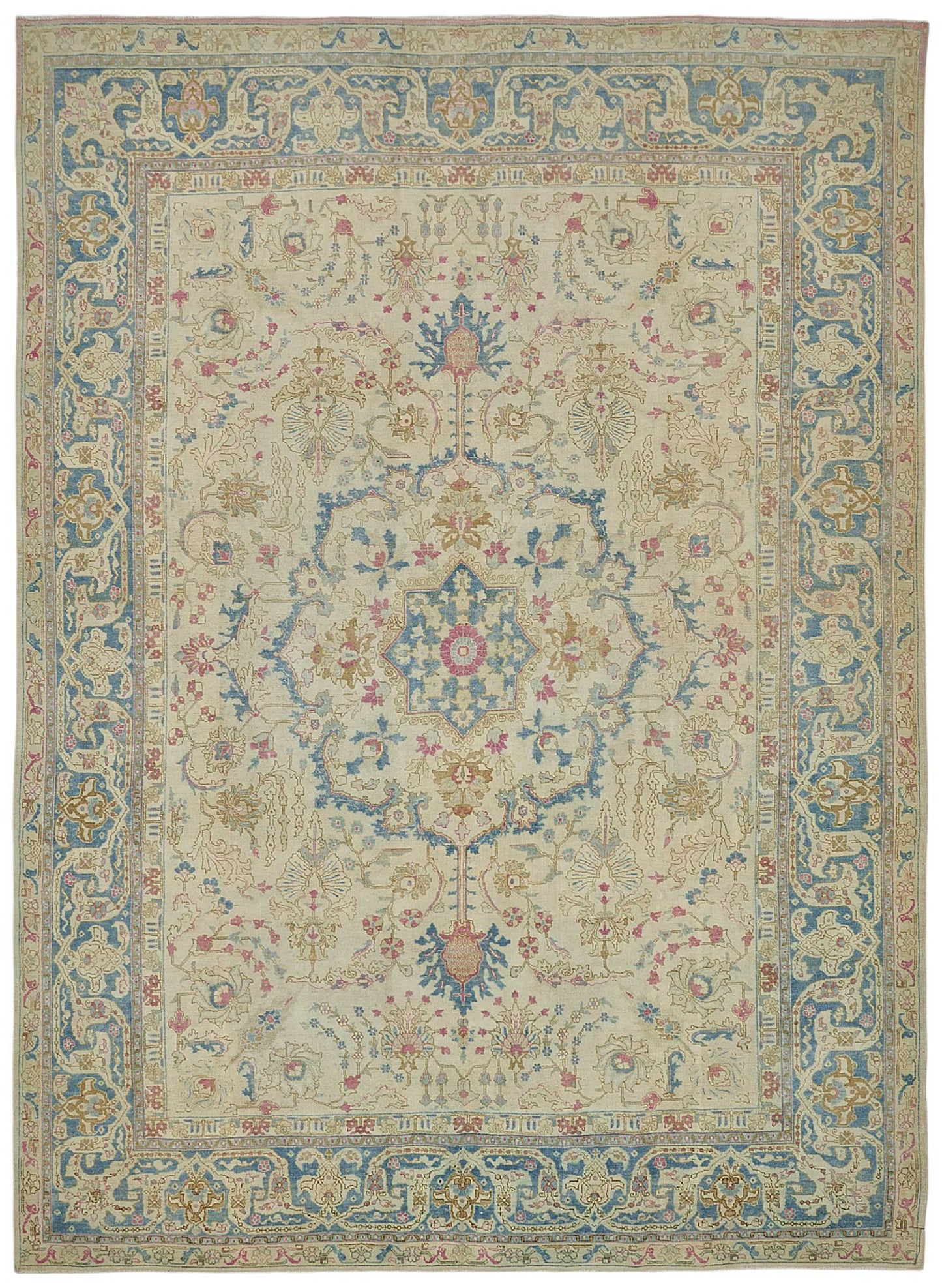 9x12 Antique Persian Kerman Rug - 50087