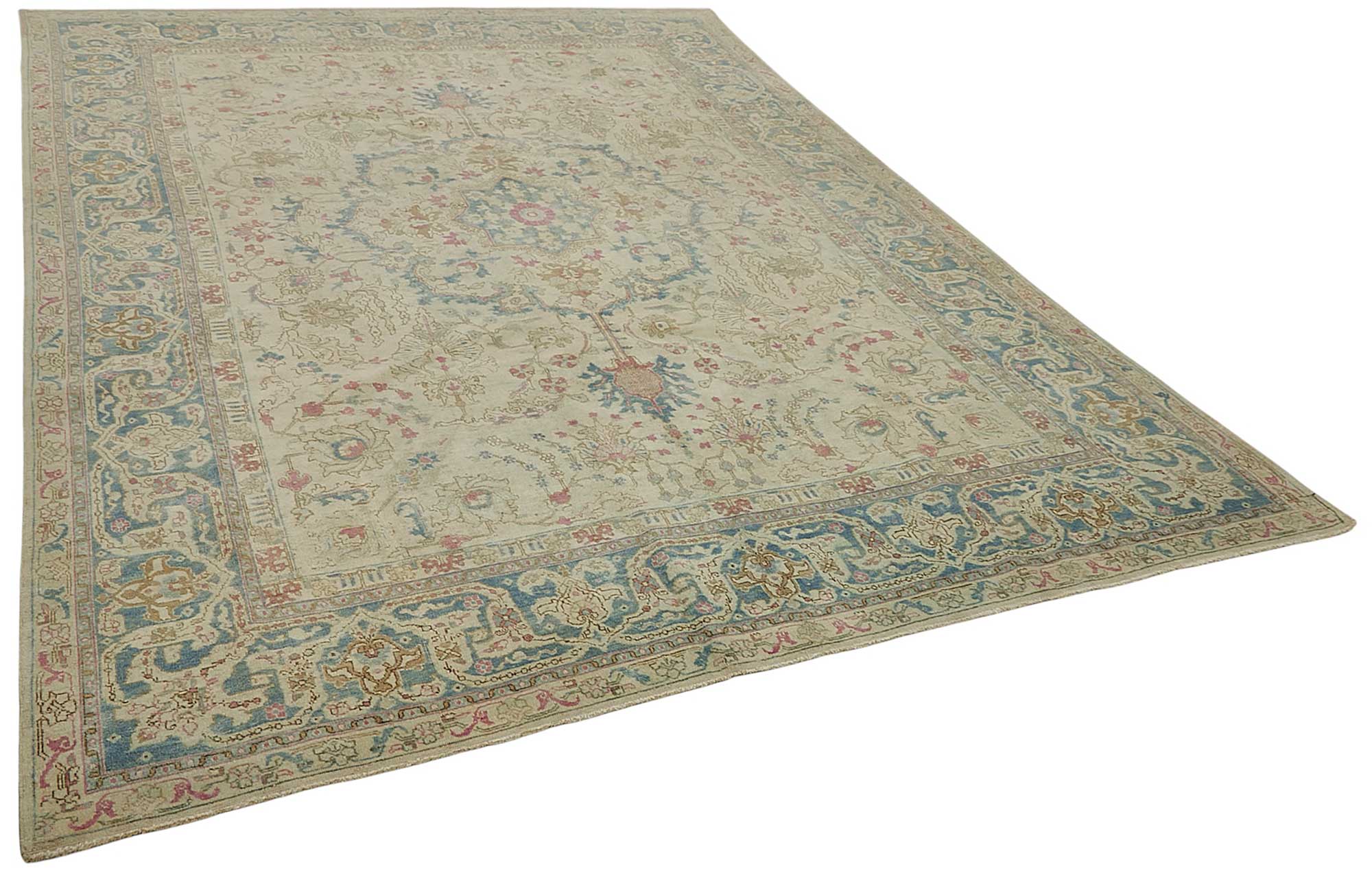 9x12 Antique Persian Kerman Rug - 50087
