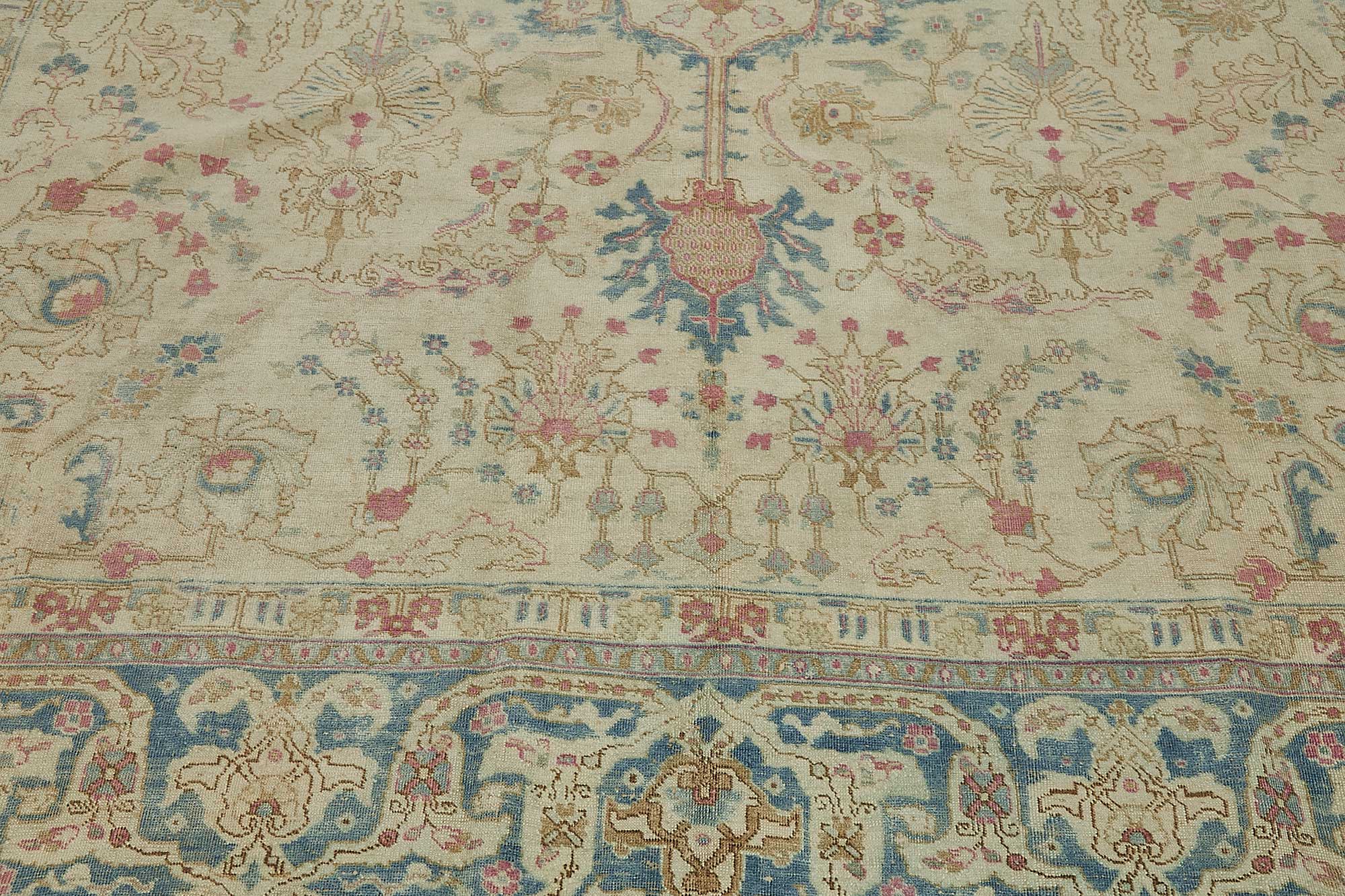 9x12 Antique Persian Kerman Rug - 50087