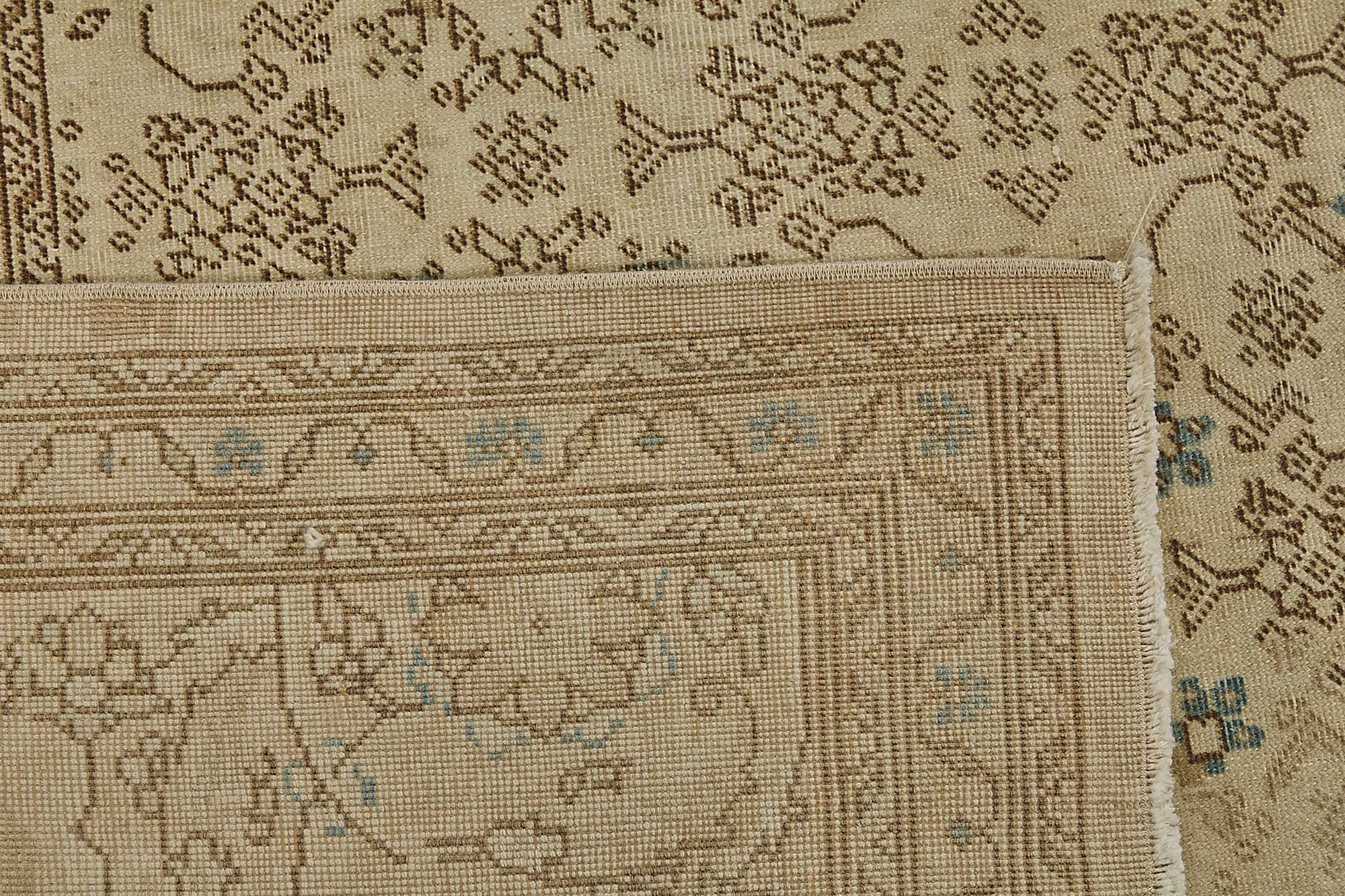 7x10 Antique Persian Tabriz Rug - 50088