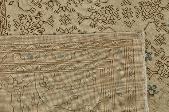 7x10 Antique Persian Tabriz Rug - 50088