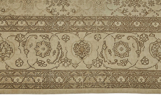 7x10 Antique Persian Tabriz Rug - 50088