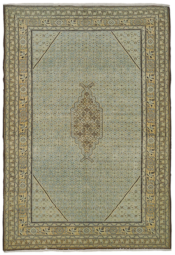 6x8 Antique Persian Tabriz Rug - 50089