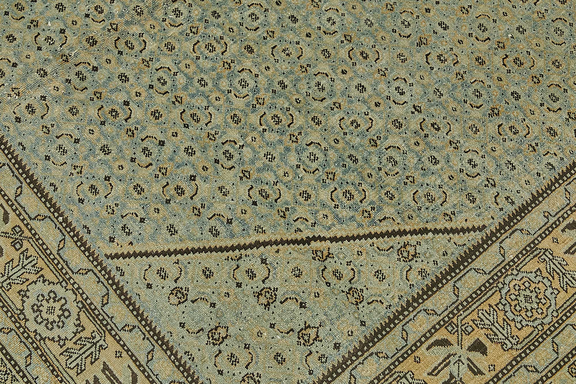 6x8 Antique Persian Tabriz Rug - 50089