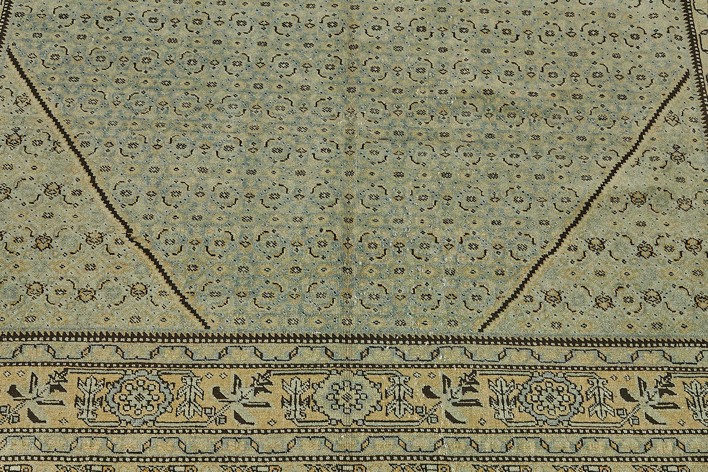 6x8 Antique Persian Tabriz Rug - 50089