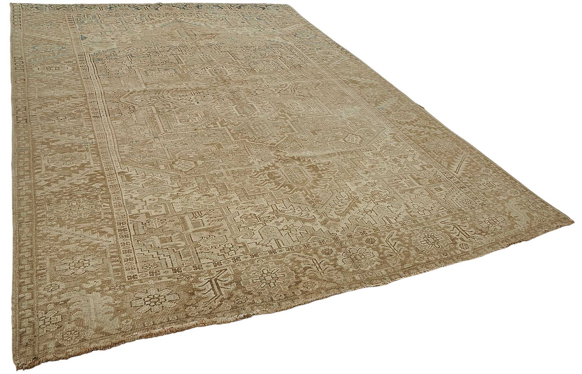 8x12 Antique Persian Heriz Rug - 50091
