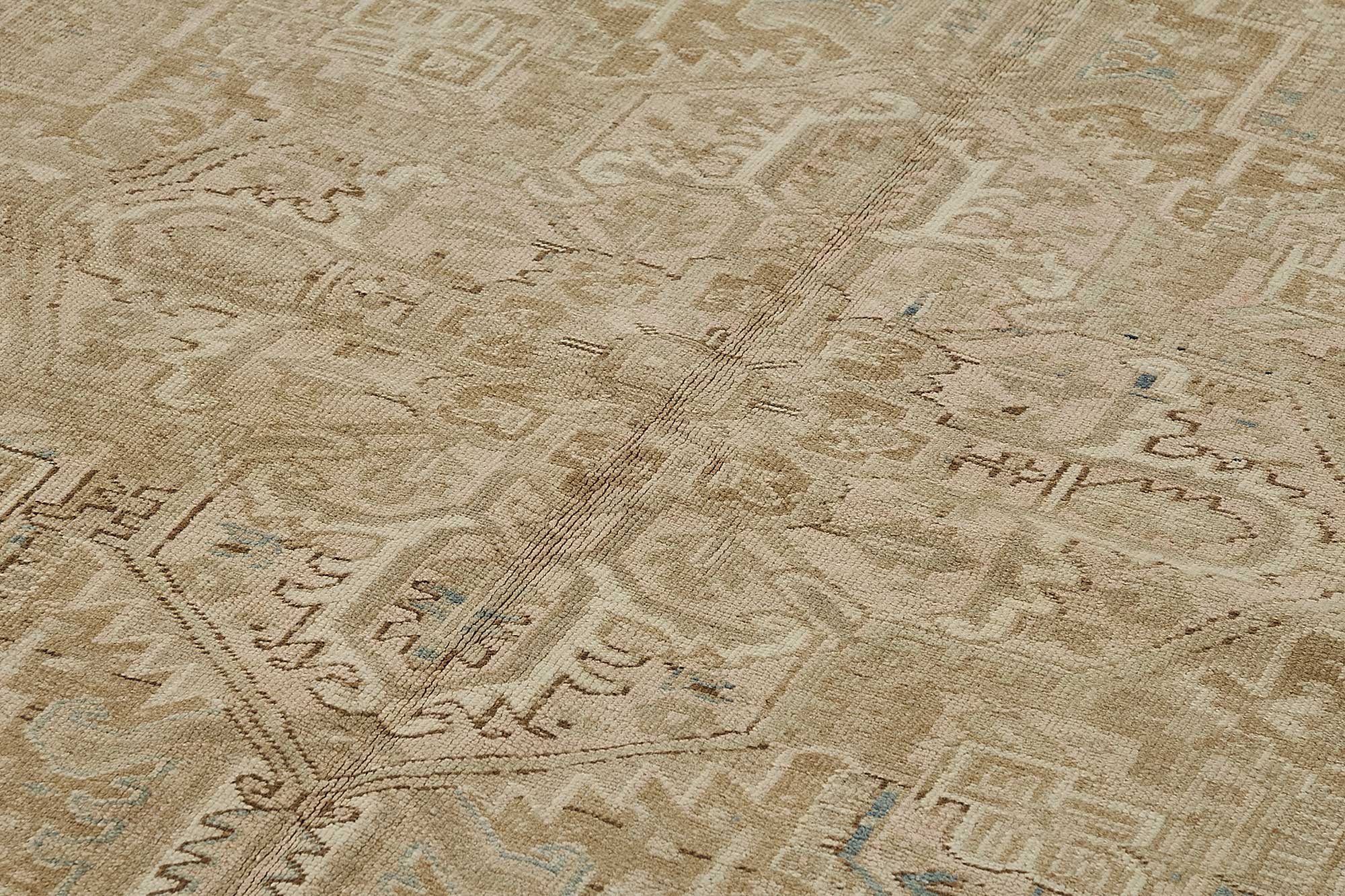 8x12 Antique Persian Heriz Rug - 50091