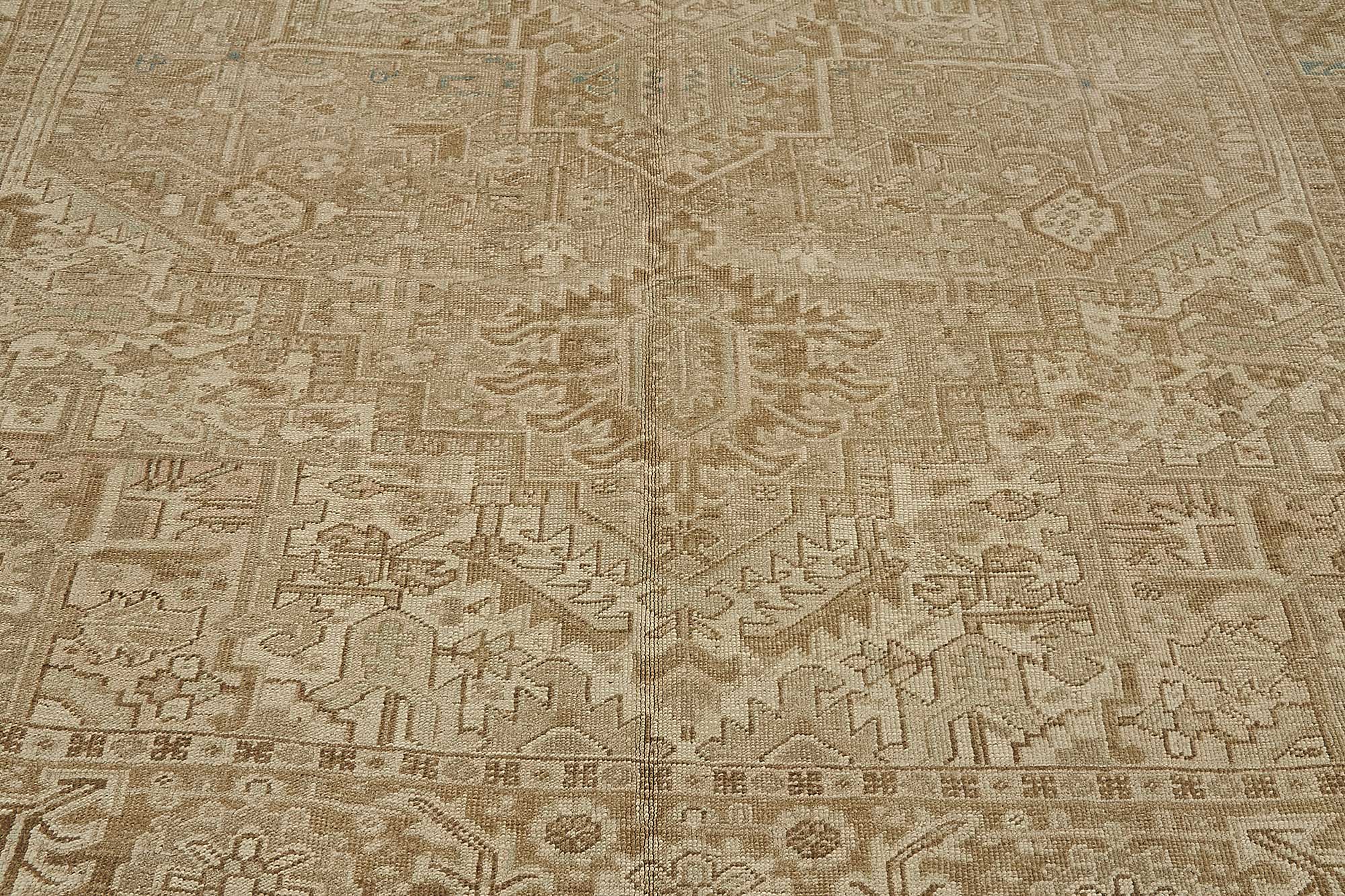 8x12 Antique Persian Heriz Rug - 50091