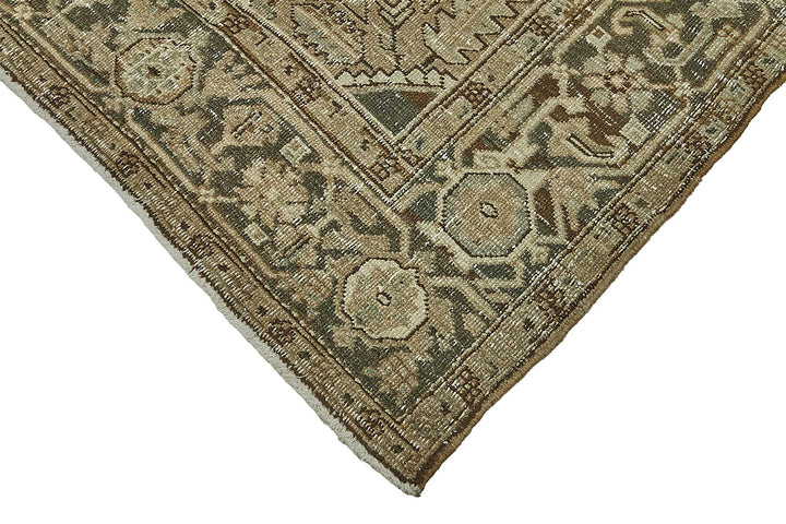 8x10 Antique Persian Heriz Rug - 50092