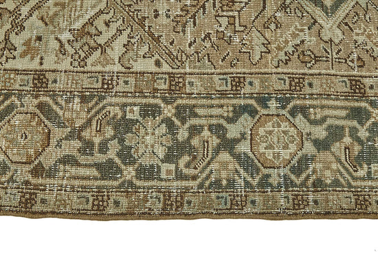8x10 Antique Persian Heriz Rug - 50092