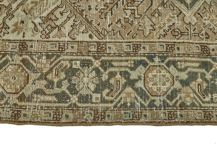 8x10 Antique Persian Heriz Rug - 50092