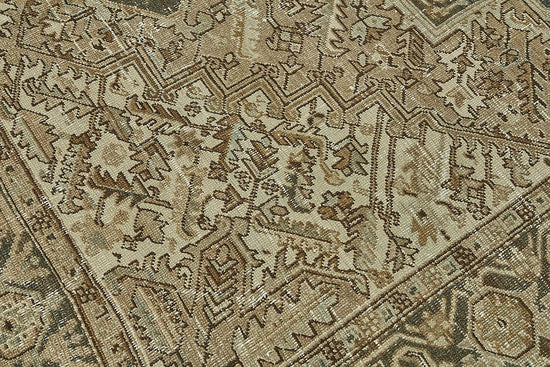 8x10 Antique Persian Heriz Rug - 50092