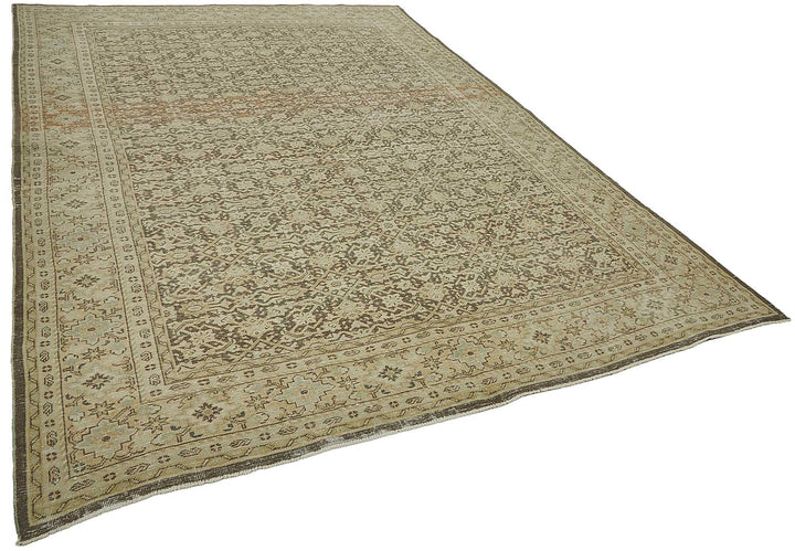 8x10 Antique Persian Tabriz Rug - 50094